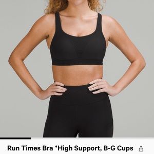 Lululemon Run Times Bra 36C